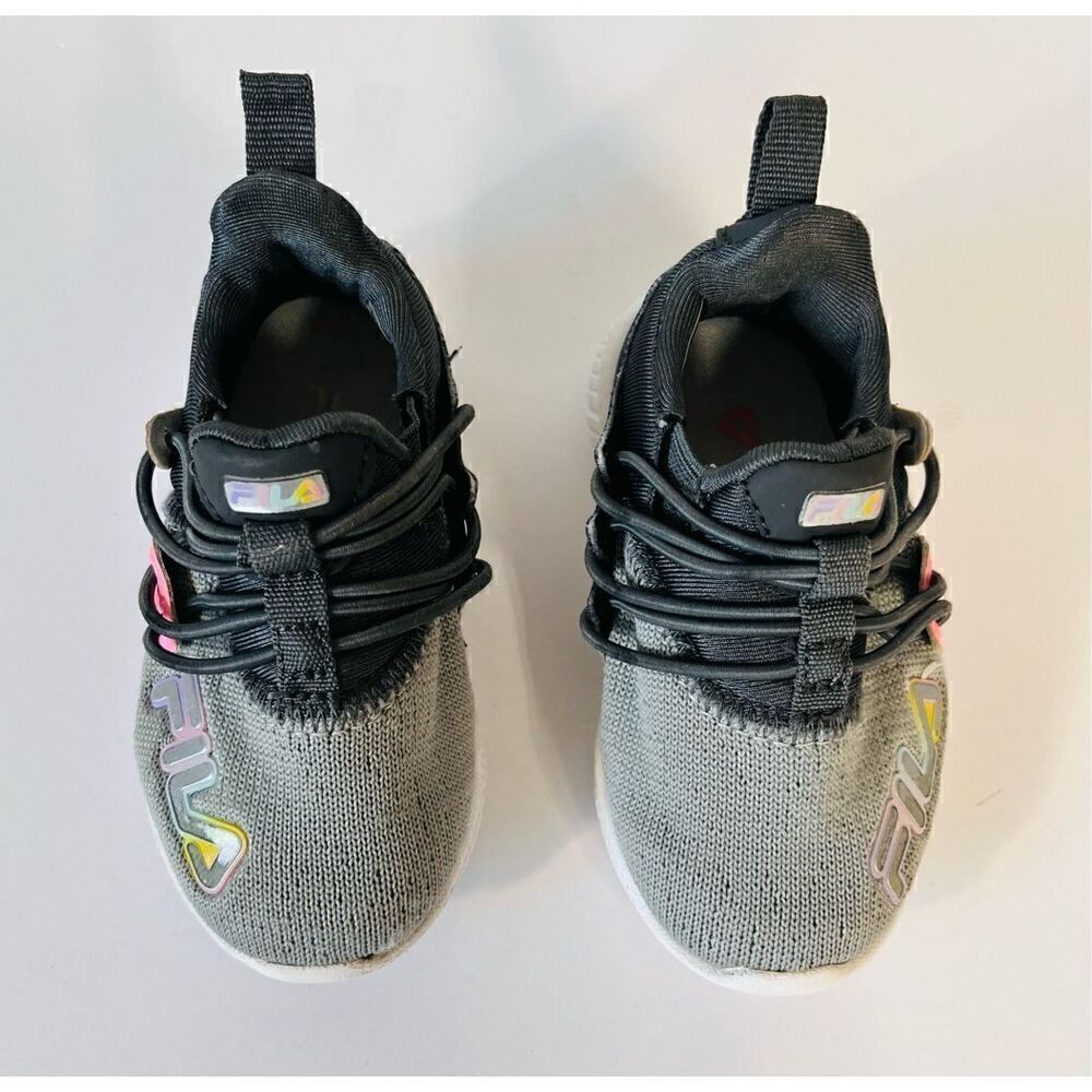 Fila Toddler Size 5 Shoes Pink And Gray GUC